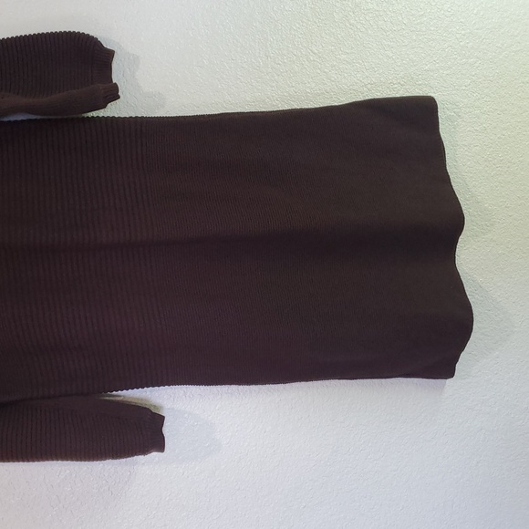 Michael Kors Elegant Brown 3/4 Knitted Dress - Picture 6 of 6